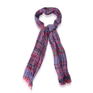 J Francis Scarf Striped Purple and Pink